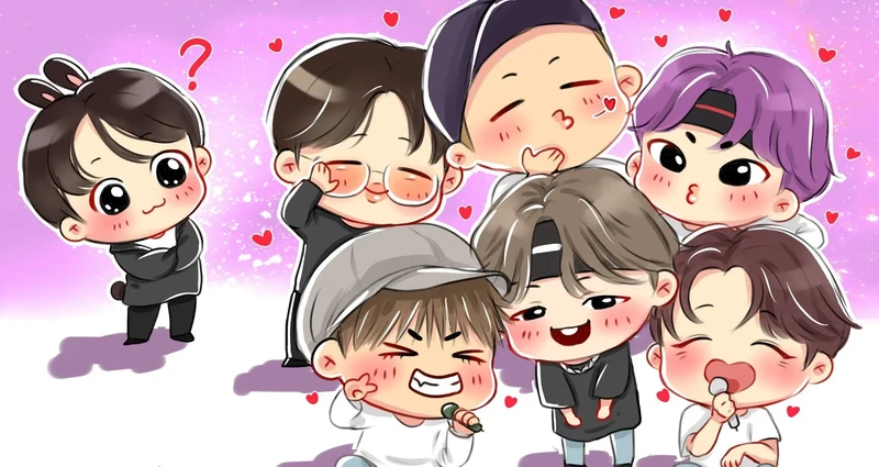 ảnh bts chibi 04