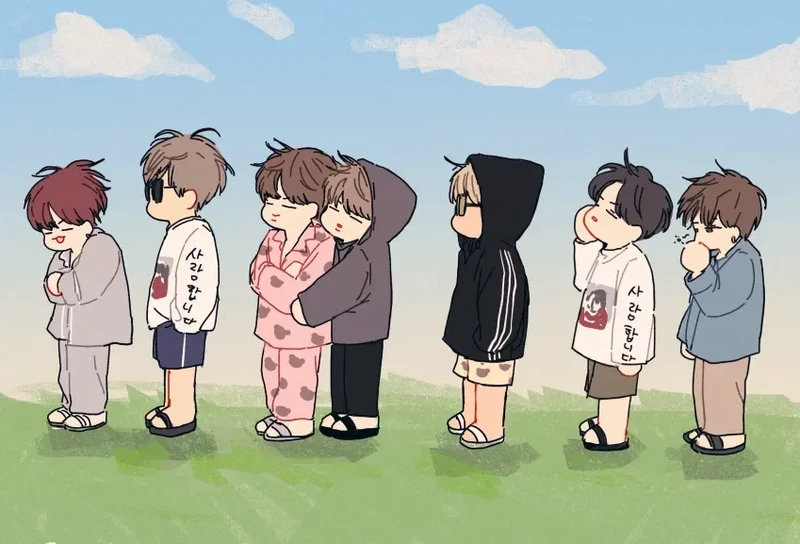 ảnh bts chibi 11