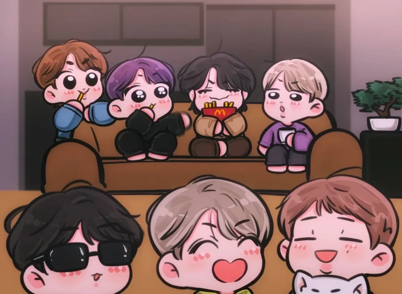 ảnh bts chibi 12