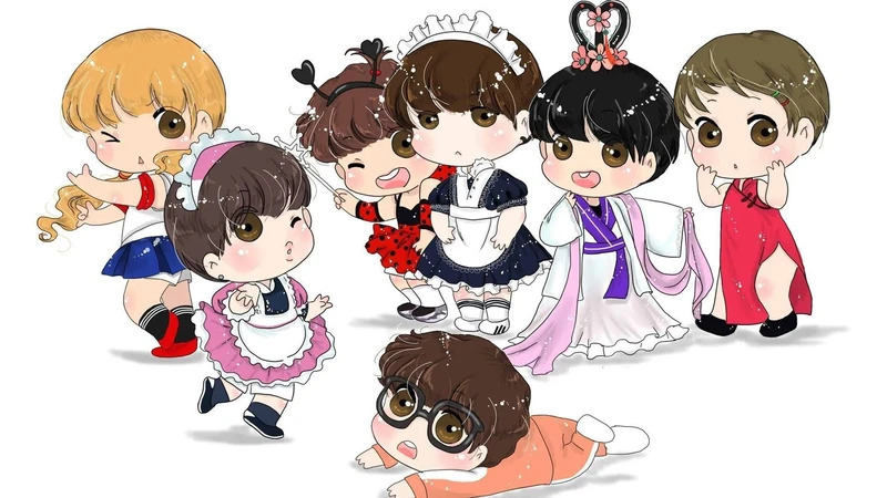 ảnh bts chibi 14