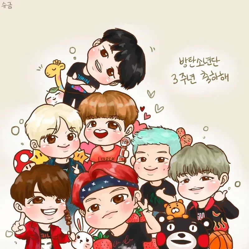 ảnh bts chibi 38