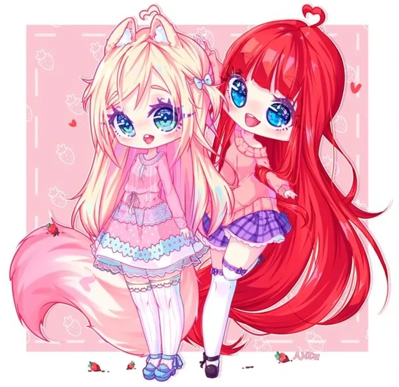 ảnh chibi bạn thân 31