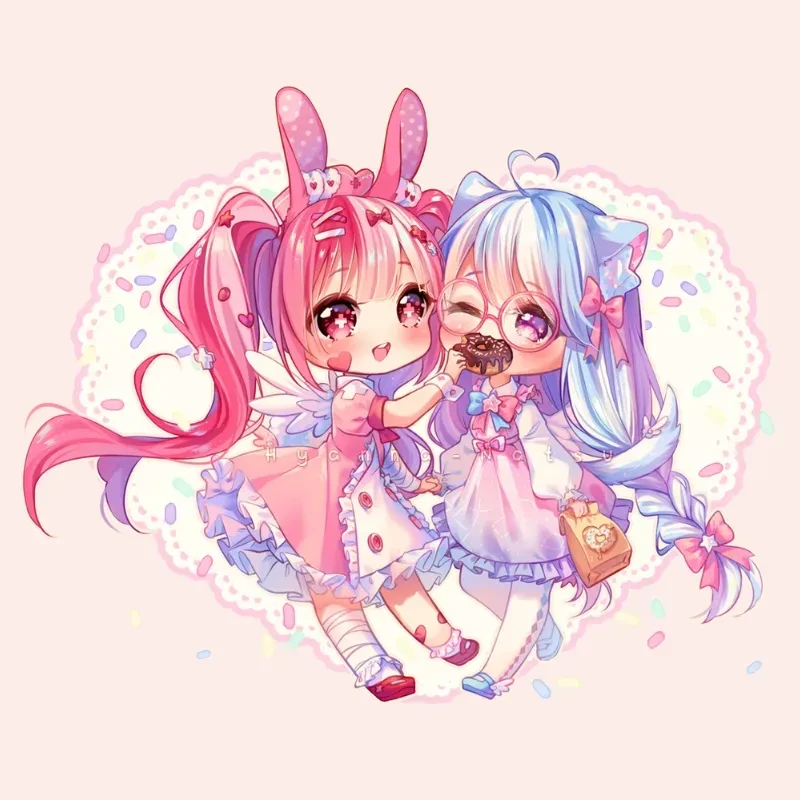 ảnh chibi bạn thân 33