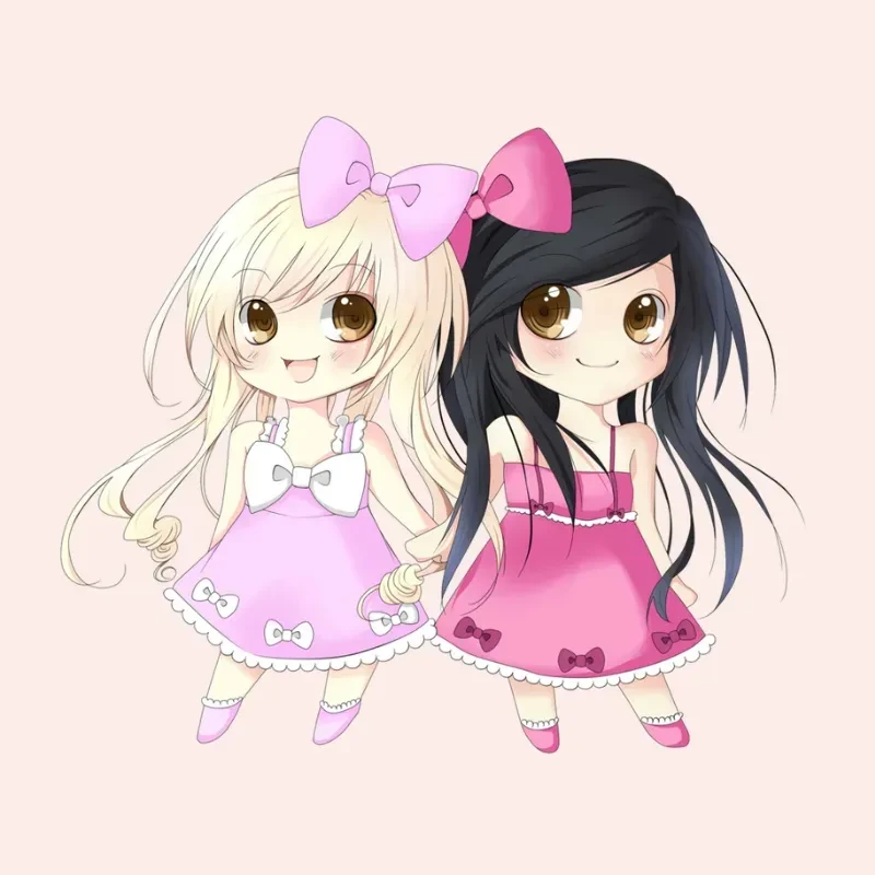 ảnh chibi bạn thân 34