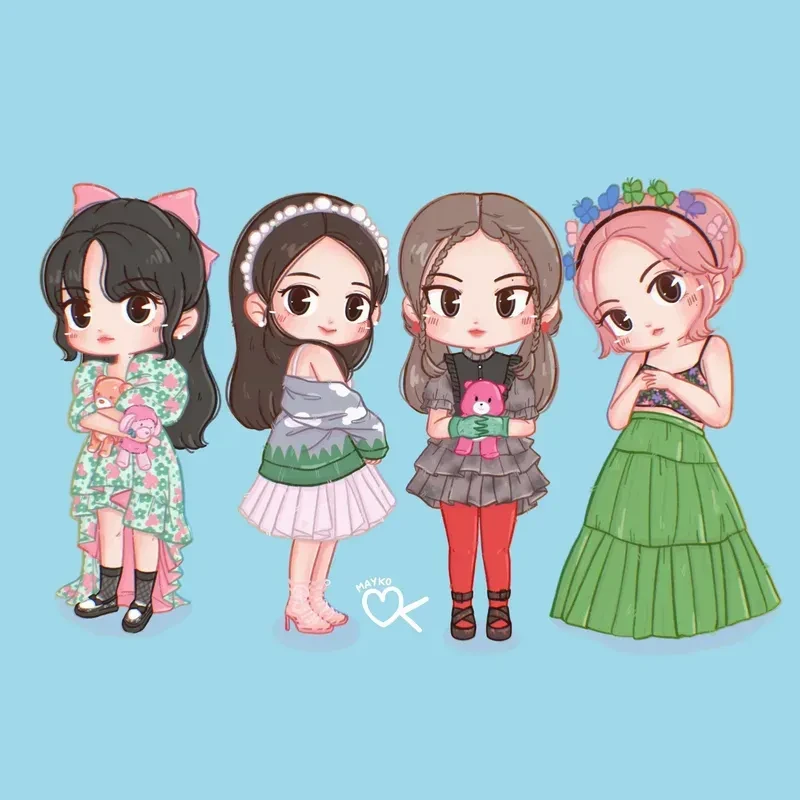 ảnh chibi blackpink 02