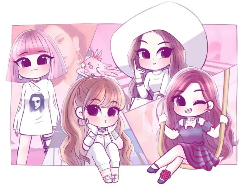 ảnh chibi blackpink 05