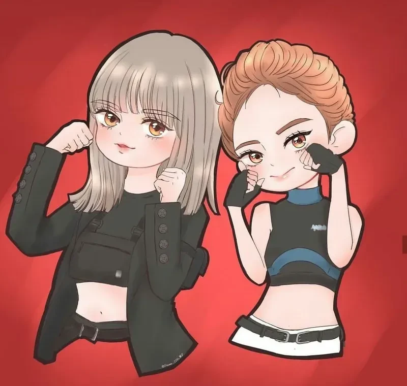 ảnh chibi blackpink 07