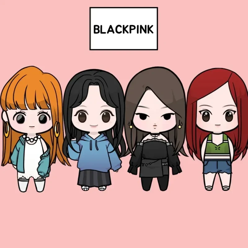 ảnh chibi blackpink 08