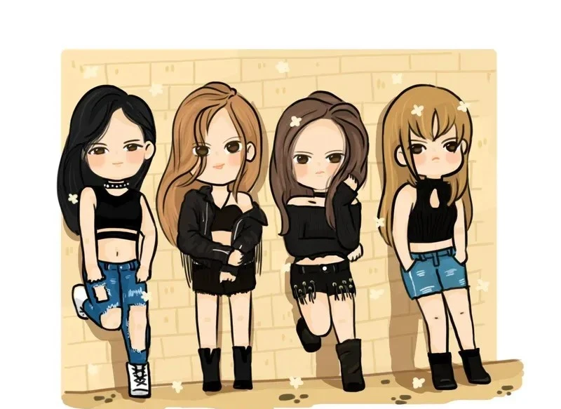 ảnh chibi blackpink 09