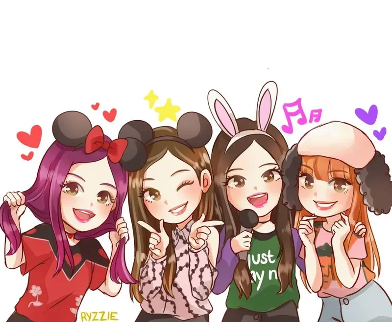 ảnh chibi blackpink 11