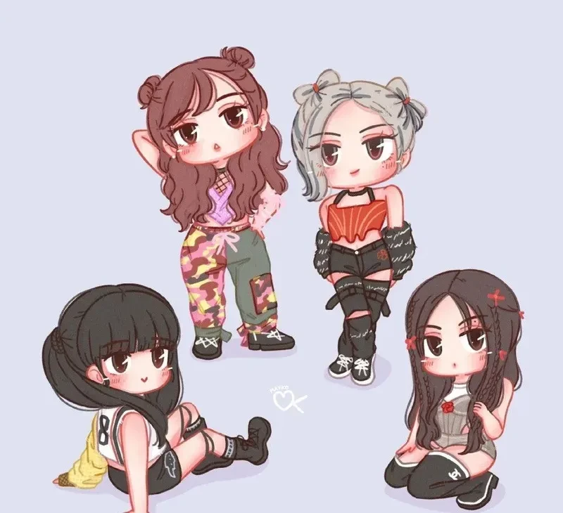 ảnh chibi blackpink 12