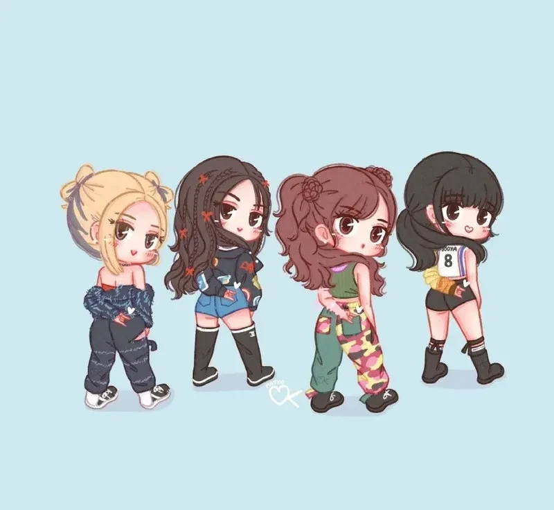 ảnh chibi blackpink 14