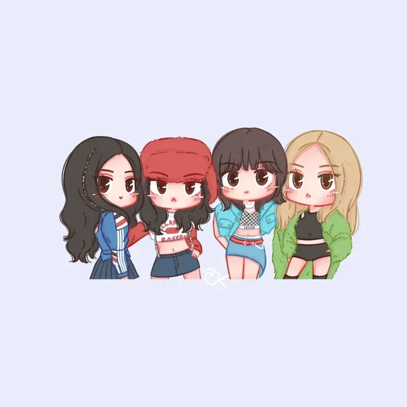 ảnh chibi blackpink 18