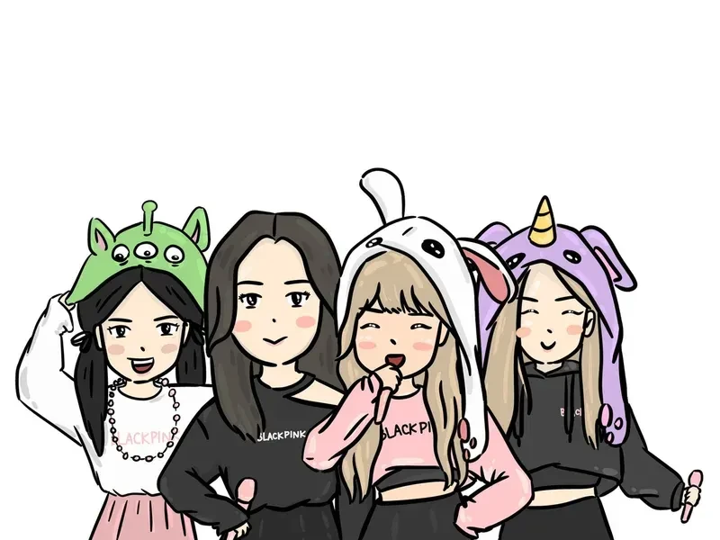 ảnh chibi blackpink 19