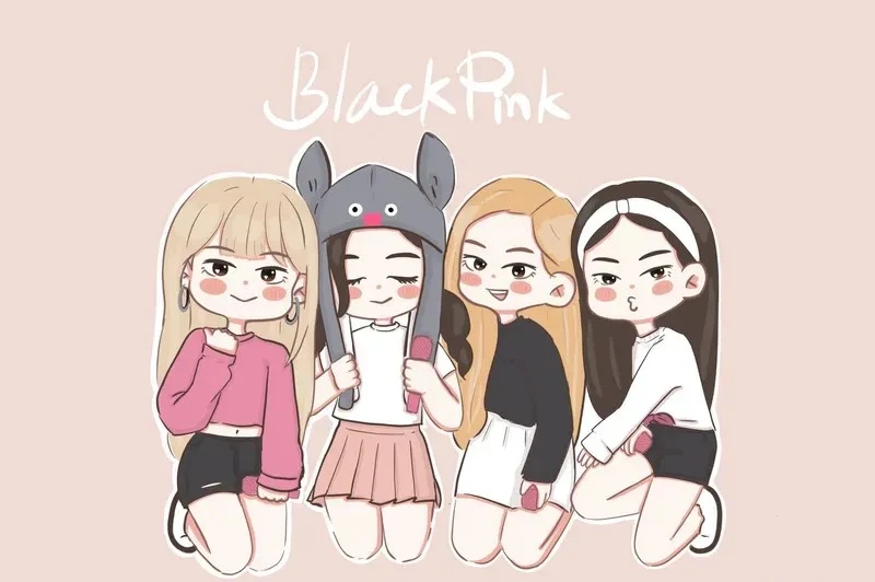 ảnh chibi blackpink 22