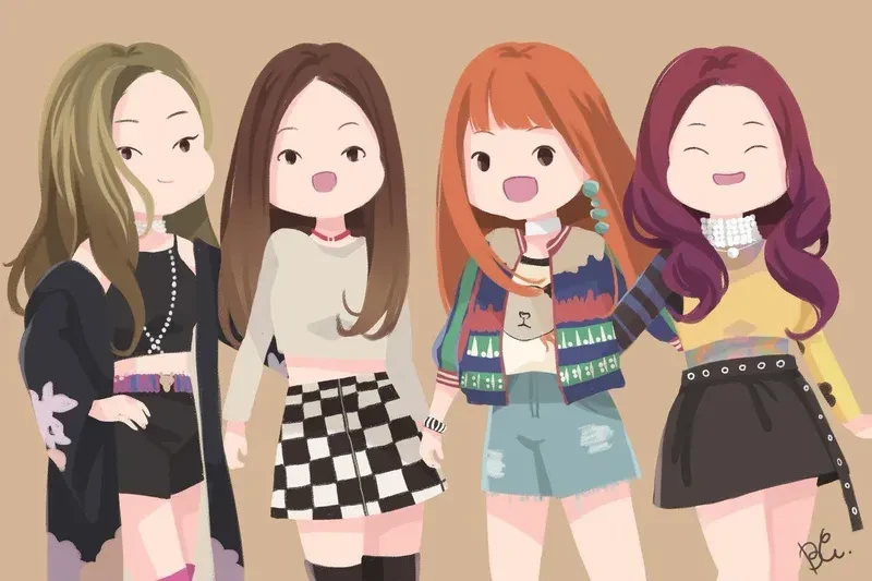 ảnh chibi blackpink 24