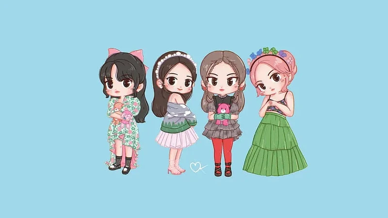 ảnh chibi blackpink 35