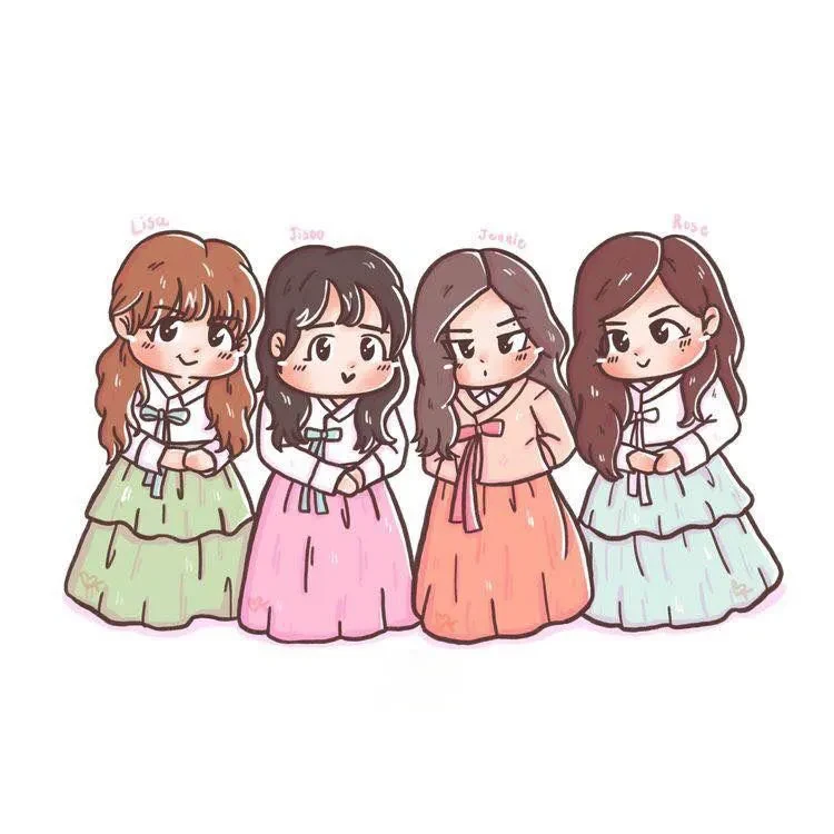 ảnh chibi blackpink 37