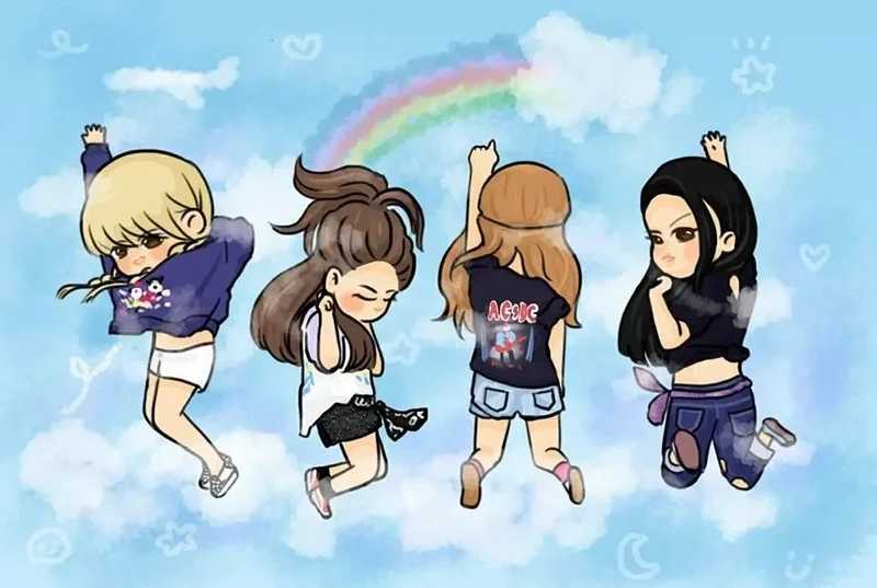 ảnh chibi blackpink 40