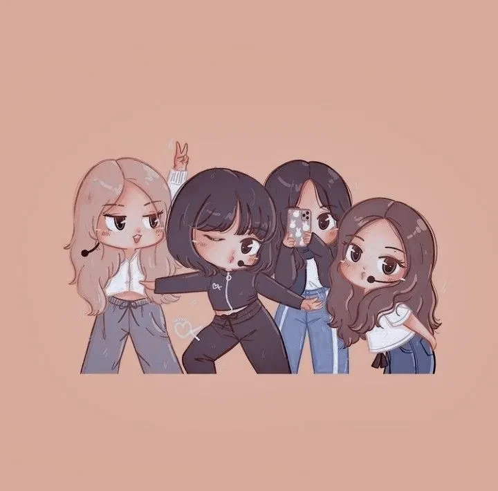 ảnh chibi blackpink 43