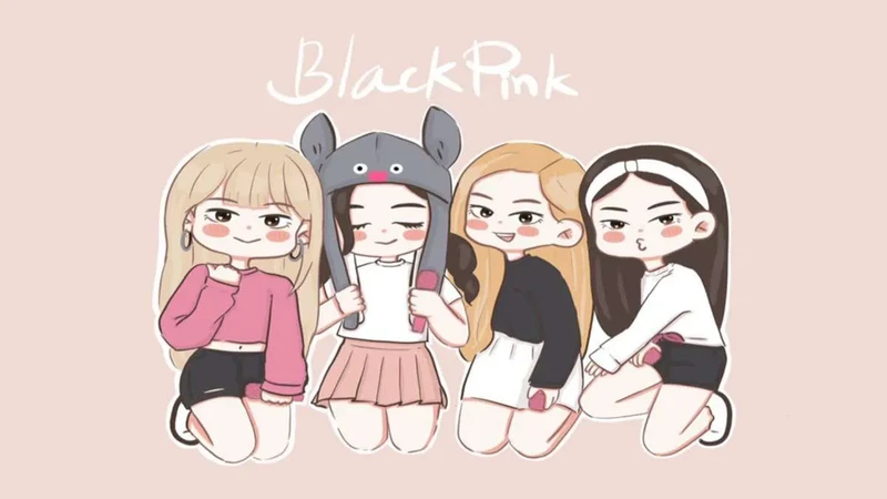 ảnh chibi blackpink 46