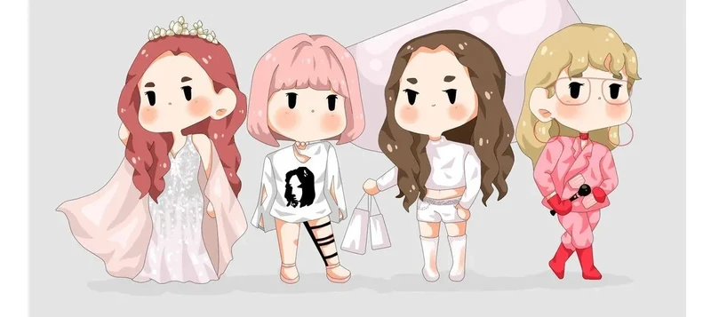 ảnh chibi blackpink 56