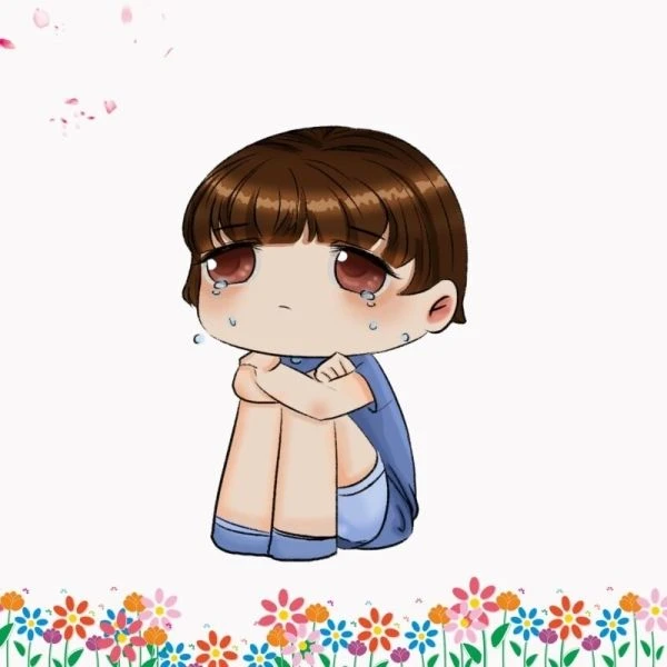 ảnh chibi buồn 03