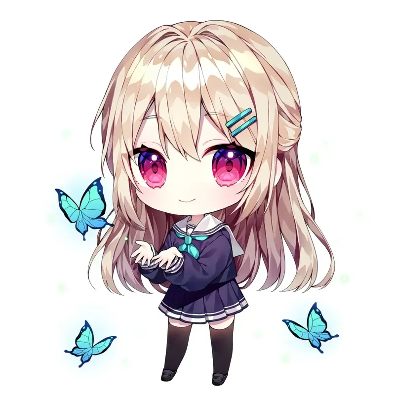 ảnh chibi cute dễ vẽ 35