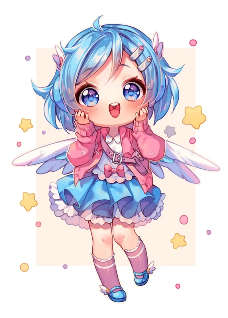 ảnh chibi cute dễ vẽ 37