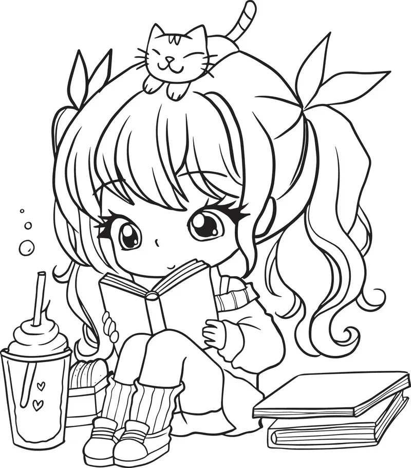 ảnh chibi không màu 31