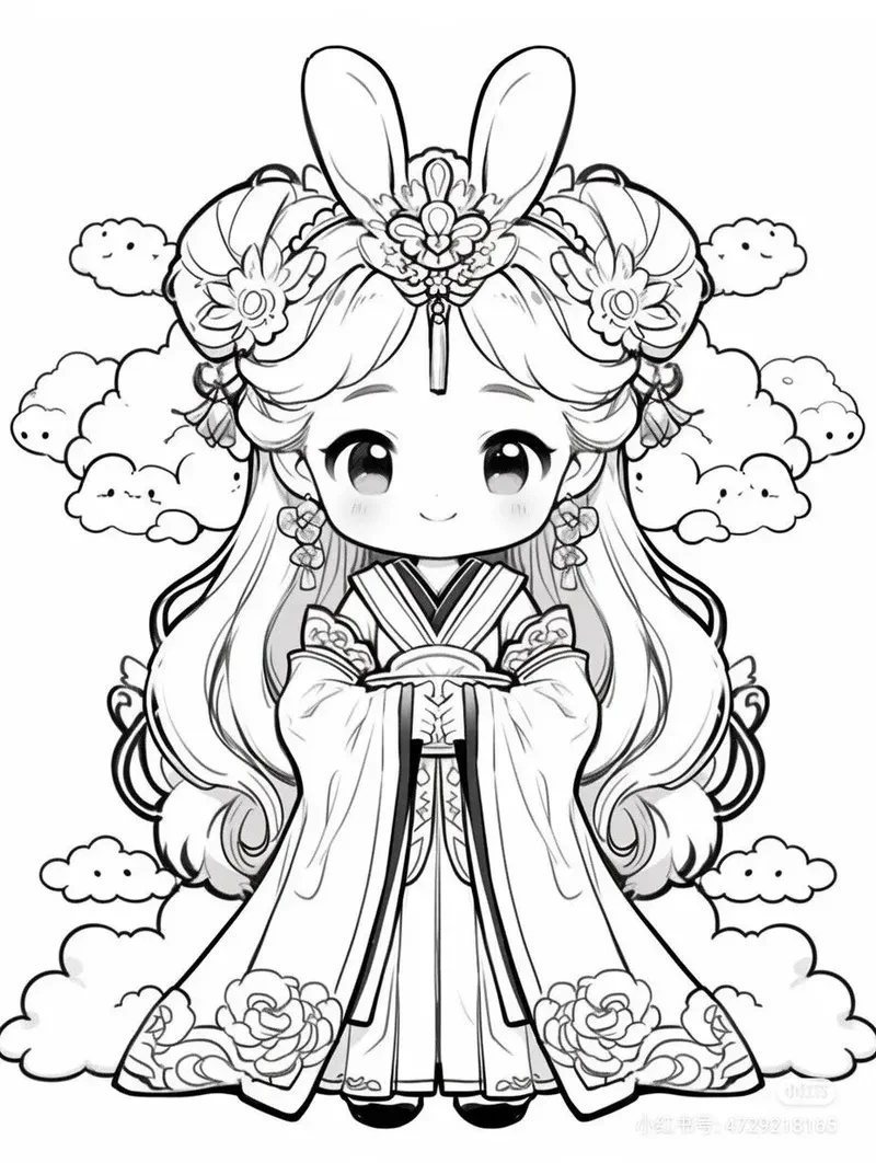 ảnh chibi không màu 51