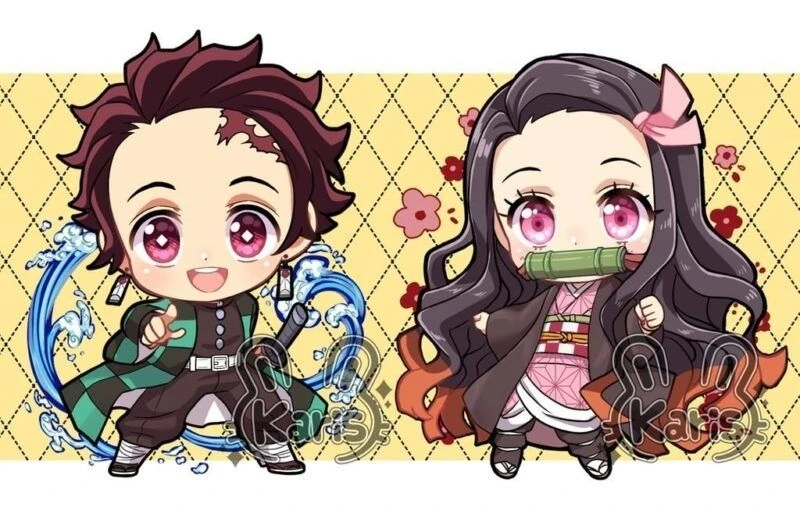 ảnh kimetsu yaiba chibi 02