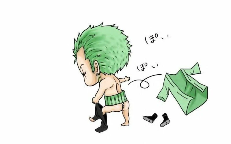 ảnh zoro chibi ngầu nhất 04