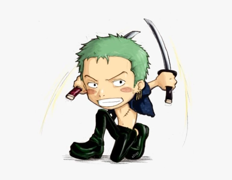 ảnh zoro chibi ngầu nhất 08