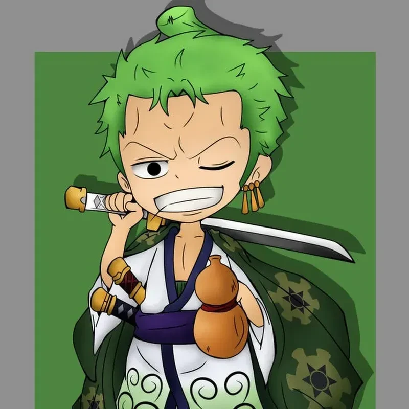 ảnh zoro chibi ngầu nhất 22