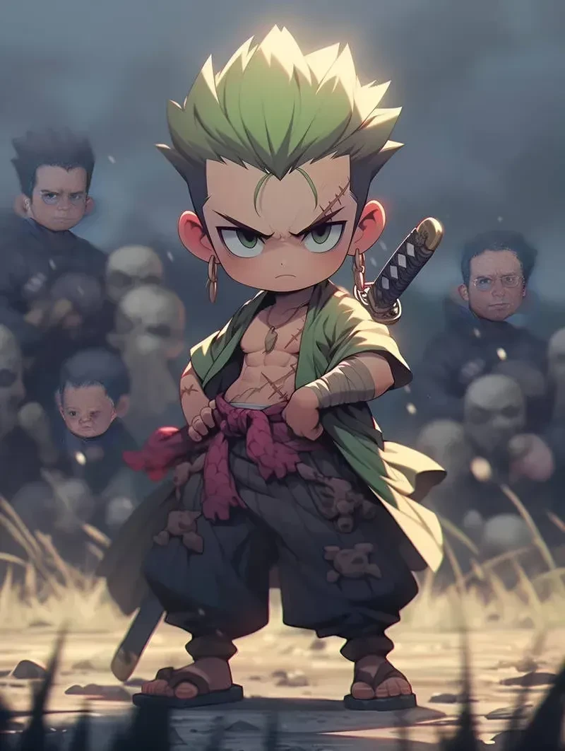 ảnh zoro chibi ngầu nhất 42