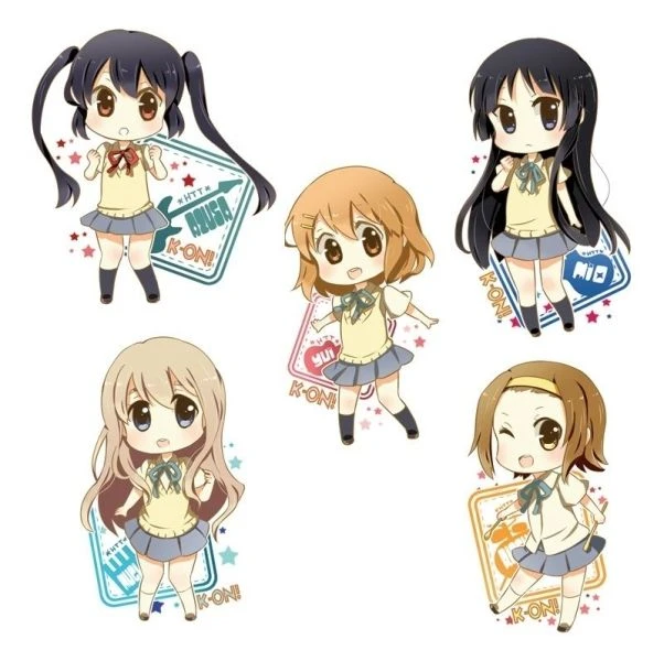 chibi ảnh anime nhóm 5 người nữ 28