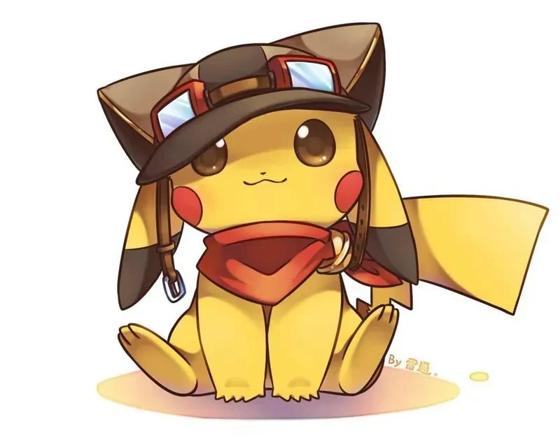 chibi ảnh pikachu cute 35