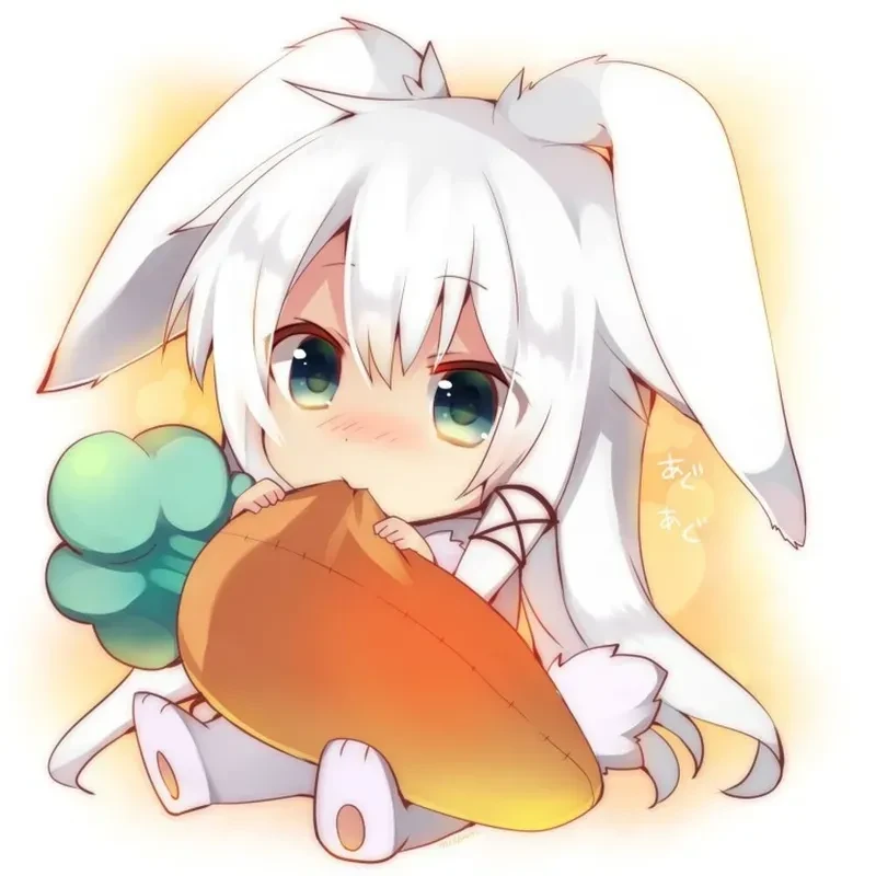 chibi thỏ cute 08