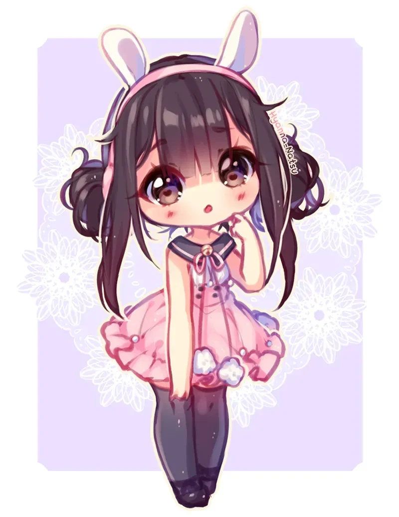 chibi thỏ cute 27