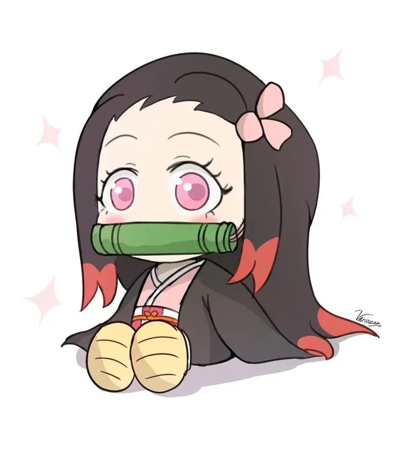 hình ảnh nezuko chibi 03