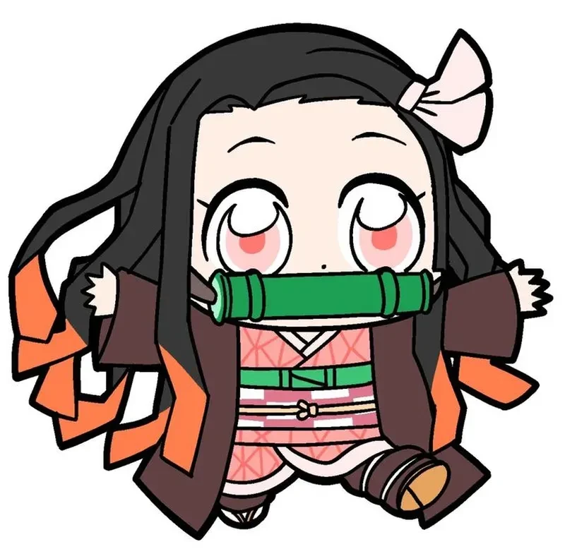 hình ảnh nezuko chibi 04