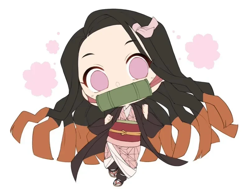 hình ảnh nezuko chibi 08