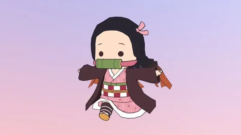 hình ảnh nezuko chibi 11