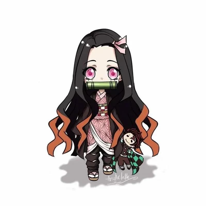 hình ảnh nezuko chibi 12