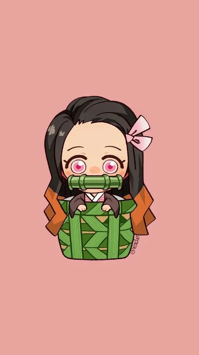 hình ảnh nezuko chibi 15