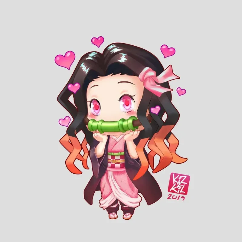 hình ảnh nezuko chibi 21