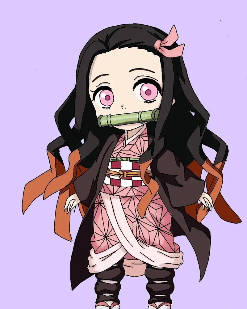 hình ảnh nezuko chibi 32