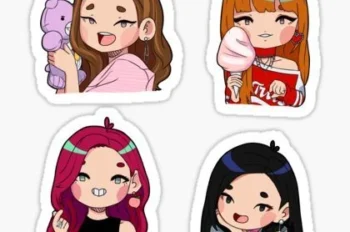 Khám phá bộ ảnh sticker Blackpink cực đẹp – Thể hiện phong cách