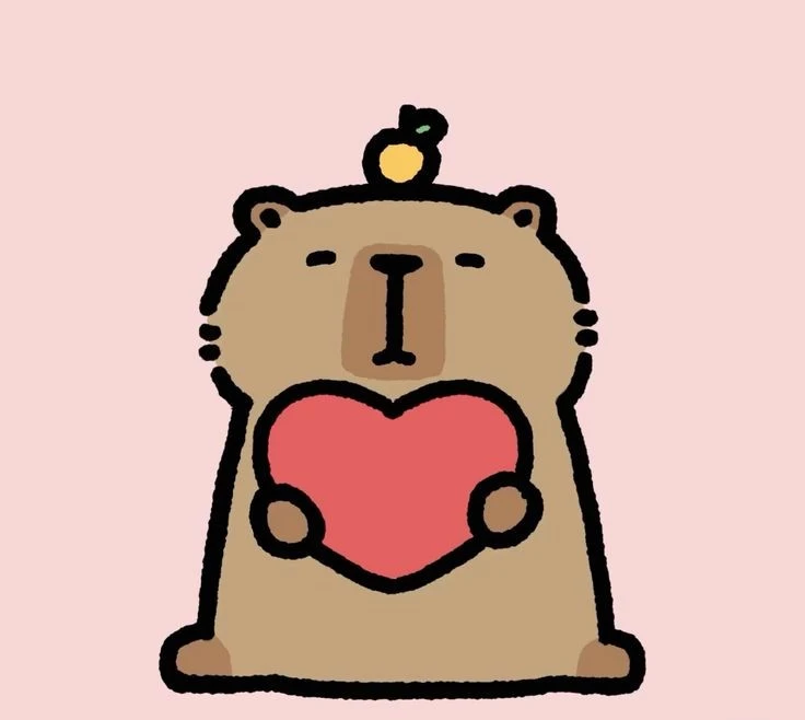 sticker capybara 03